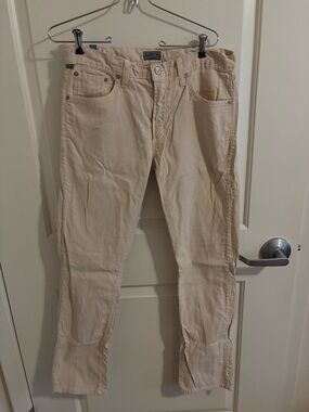 Men’s citizens of humanity khaki slim straights, Ribbed Corduroy look, Size 32